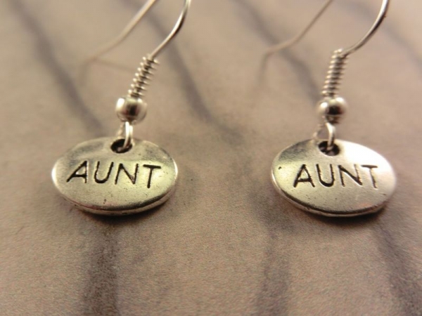 Tante Ohrringe Vintage Optik Aunt Geschenk